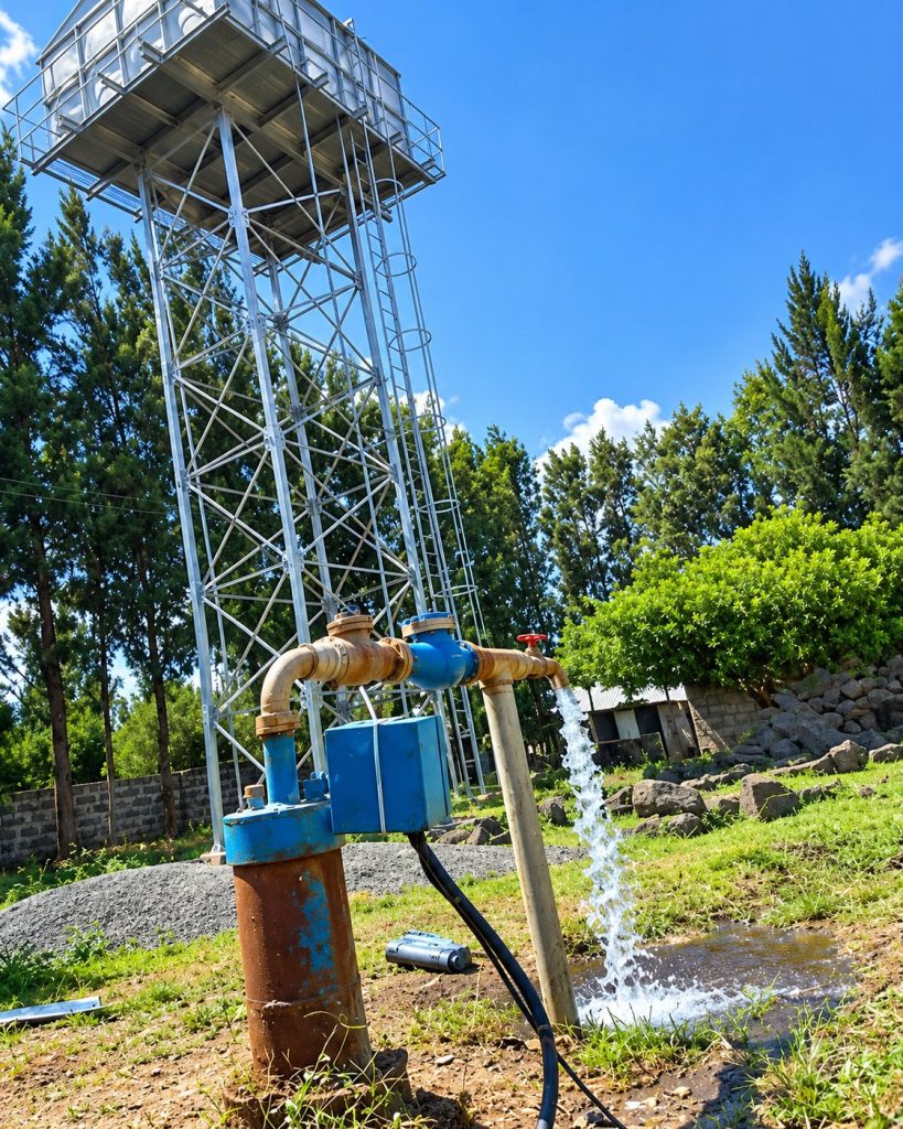 Borehole Equipping & Pump Installation
